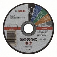 Отрезной круг, прямой, Bosch Rapido Multi Construction